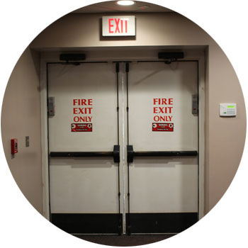 Fire alarm systems detect fires and assist in safe evacuations.