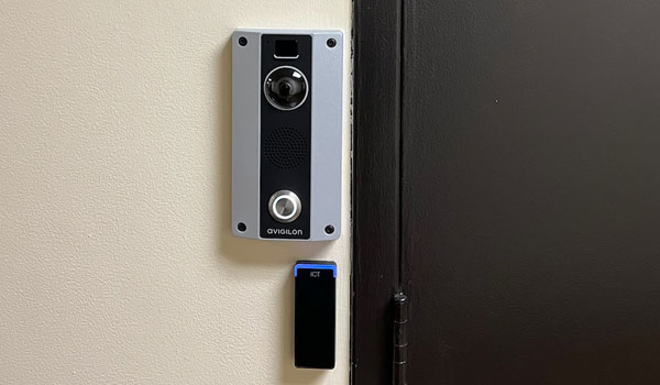 Access control, intercoms, and indoor camera systems for apartment security