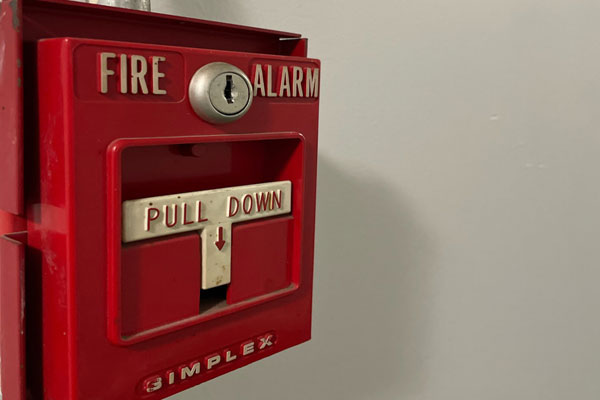 Fire alarm pull-stations are necessary for safe work environments.
