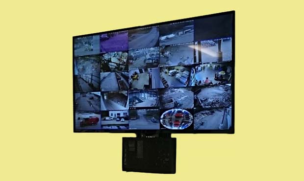 VMS surveillance software video wall