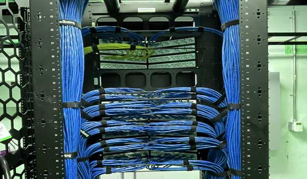 patch-panel cabling for large companies
