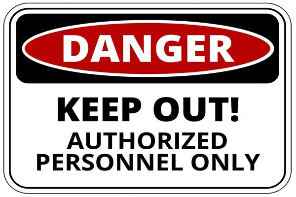 Types of Security Signs for Business Security